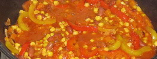 рагу из куриных сердечек в мексиканском стиле. Шаг 7