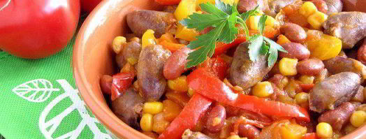 рагу из куриных сердечек в мексиканском стиле. Шаг 9