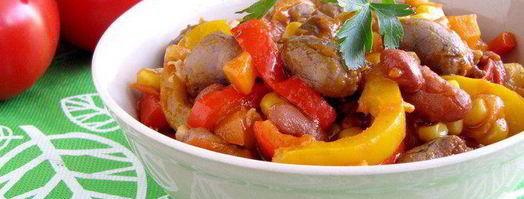 рагу из куриных сердечек в мексиканском стиле. Шаг 10