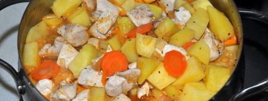 рагу из курицы с картофелем. Шаг 4