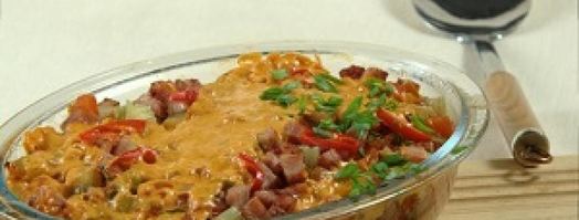 рагу из овощей с ветчиной и грибами. Шаг 4