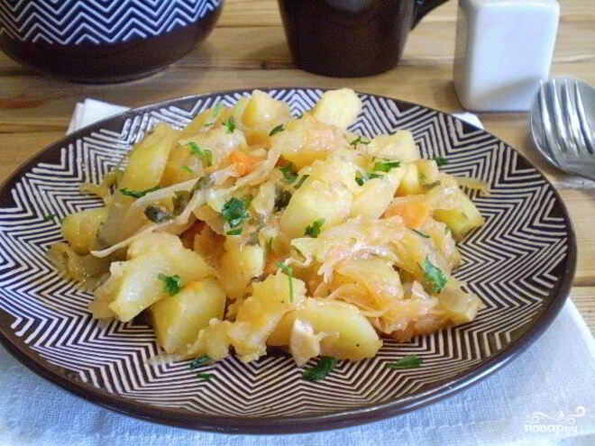 Рецепт рагу из овощей в мультиварке