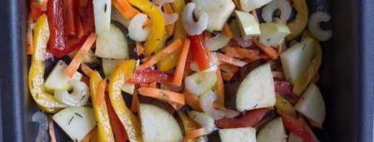 рагу из печеных овощей с пряным кускусом. Шаг 2