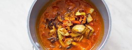 рагу из печеных овощей с пряным кускусом. Шаг 4