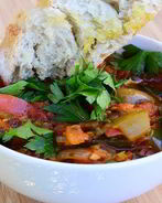 Рагу из помидоров и перца