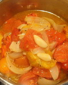 Рагу из помидоров