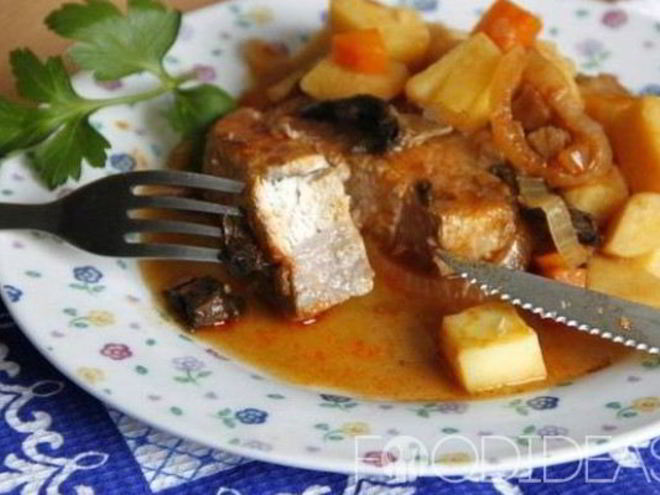 Рецепт рагу из свинины