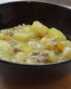 Рагу овощное с фаршем