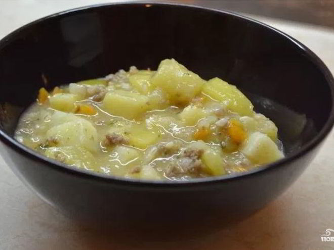 Рецепт рагу овощного с фаршем