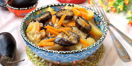 Рагу с баклажанами