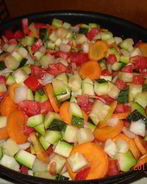 Рагу с кабачками