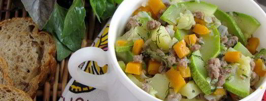 рагу с кабачком и базиликом. Шаг 6