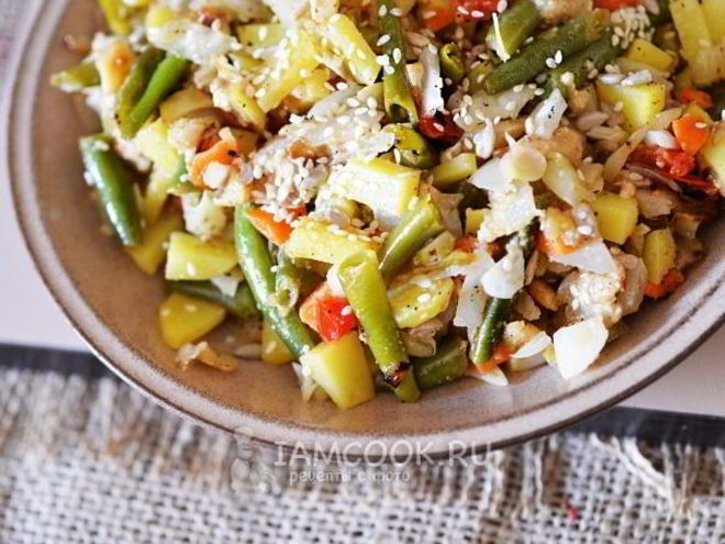 Рецепт рагу с кунжутной пастой