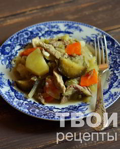 Рагу с мясом в мультиварке