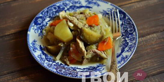 Рагу с мясом в мультиварке