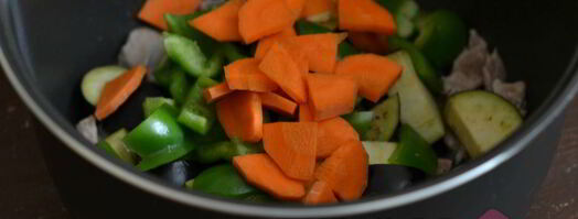 рагу с мясом в мультиварке. Шаг 5