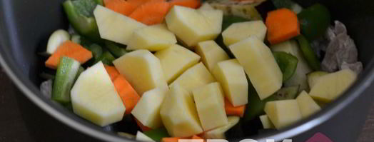 рагу с мясом в мультиварке. Шаг 6