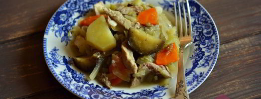 рагу с мясом в мультиварке. Шаг 10