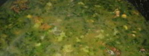 рагу со шпинатом и горохом. Шаг 4