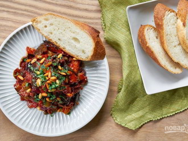 Рецепт сицилийского овощного рагу капоната