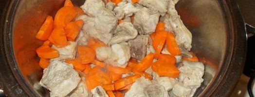 свиное рагу с морковью и булгуром. Шаг 6