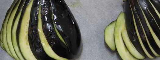 веер из баклажана с куриным рагу. Шаг 3