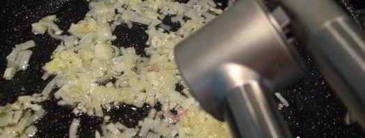 веер из баклажана с куриным рагу. Шаг 4