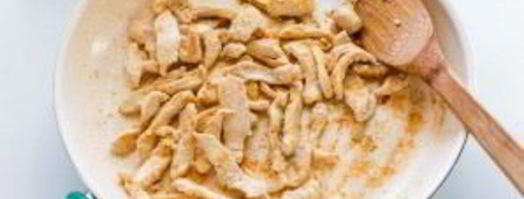 рисовая лапша с курицей и овощами. Шаг 2