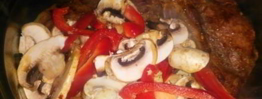 рисовая лапша с овощами и мясом. Шаг 10