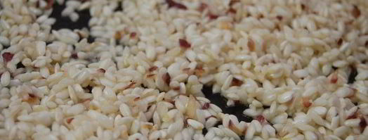 дважды мускатное ризотто с креветками. Шаг 8