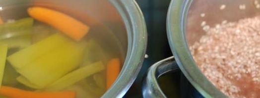 красное ризотто с горгонцоловым соусом. Шаг 10