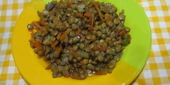 Ризотто из чечевицы