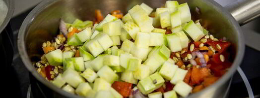 ризотто из перловки с овощами. Шаг 6