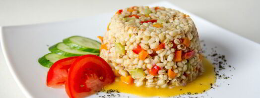 ризотто из перловки с овощами. Шаг 9