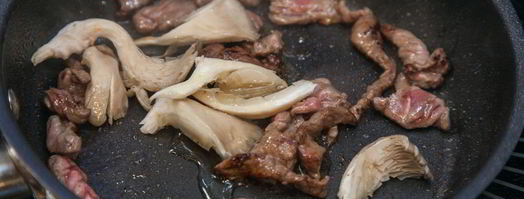 ризотто с говядиной и вешенками. Шаг 4