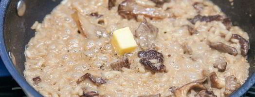 ризотто с говядиной и вешенками. Шаг 8