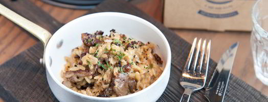 ризотто с говядиной и вешенками. Шаг 9