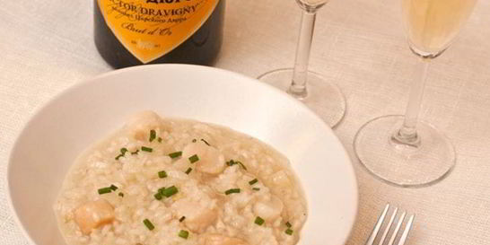 Ризотто с гребешками