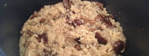 ризотто с грибами в мультиварке. Шаг 6