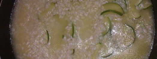 ризотто с креветками и цукини. Шаг 2