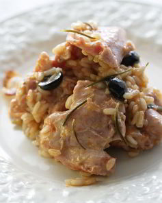 Ризотто с кроликом