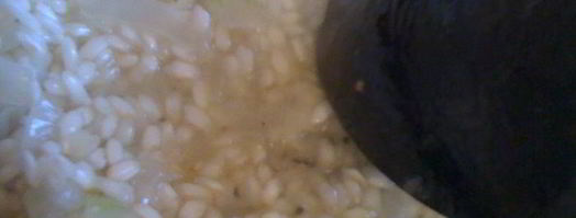 ризотто с куриными сердечками. Шаг 3