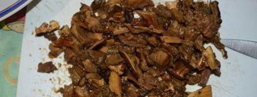 ризотто с курицей и грибами в мультиварке. Шаг 4