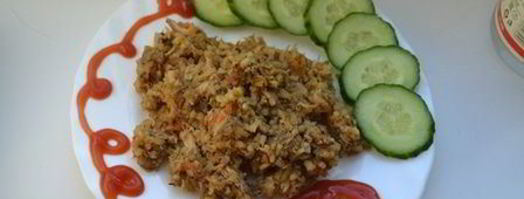 ризотто с курицей и грибами в мультиварке. Шаг 8