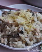 Ризотто с курицей и грибами