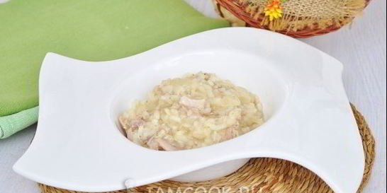 Ризотто с курицей и пармезаном