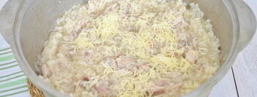 ризотто с курицей и пармезаном. Шаг 10