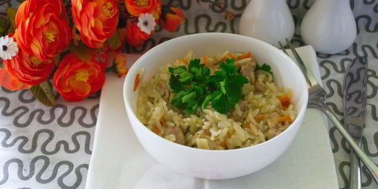 Ризотто с курицей