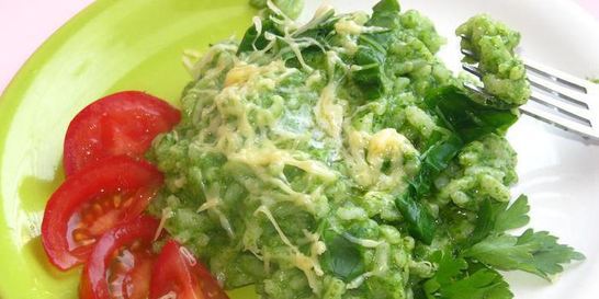 Ризотто с мангольдом и сыром