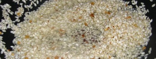 ризотто с мангольдом и сыром. Шаг 6